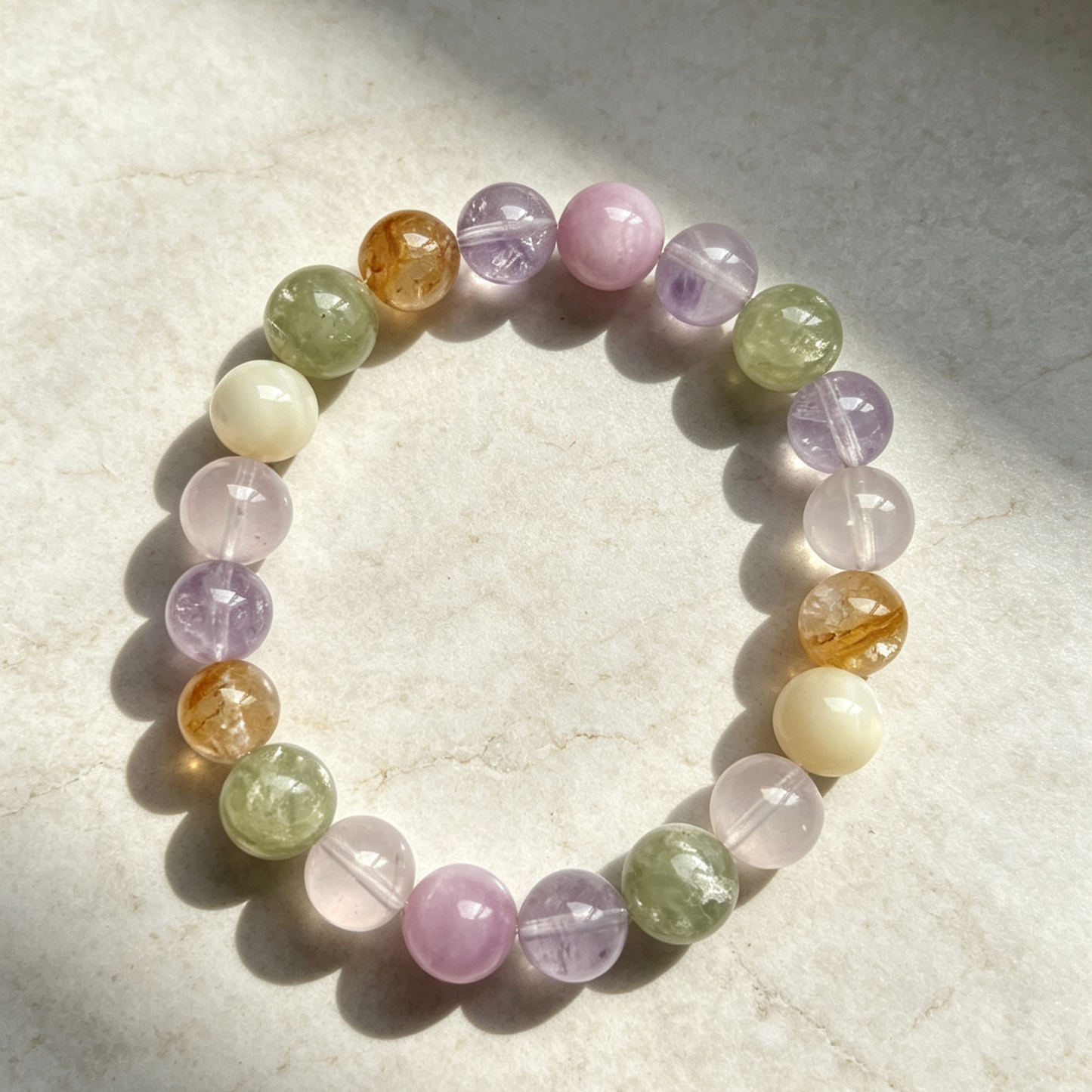 Pastel Multi Mixed Beaded Bracelet For Women