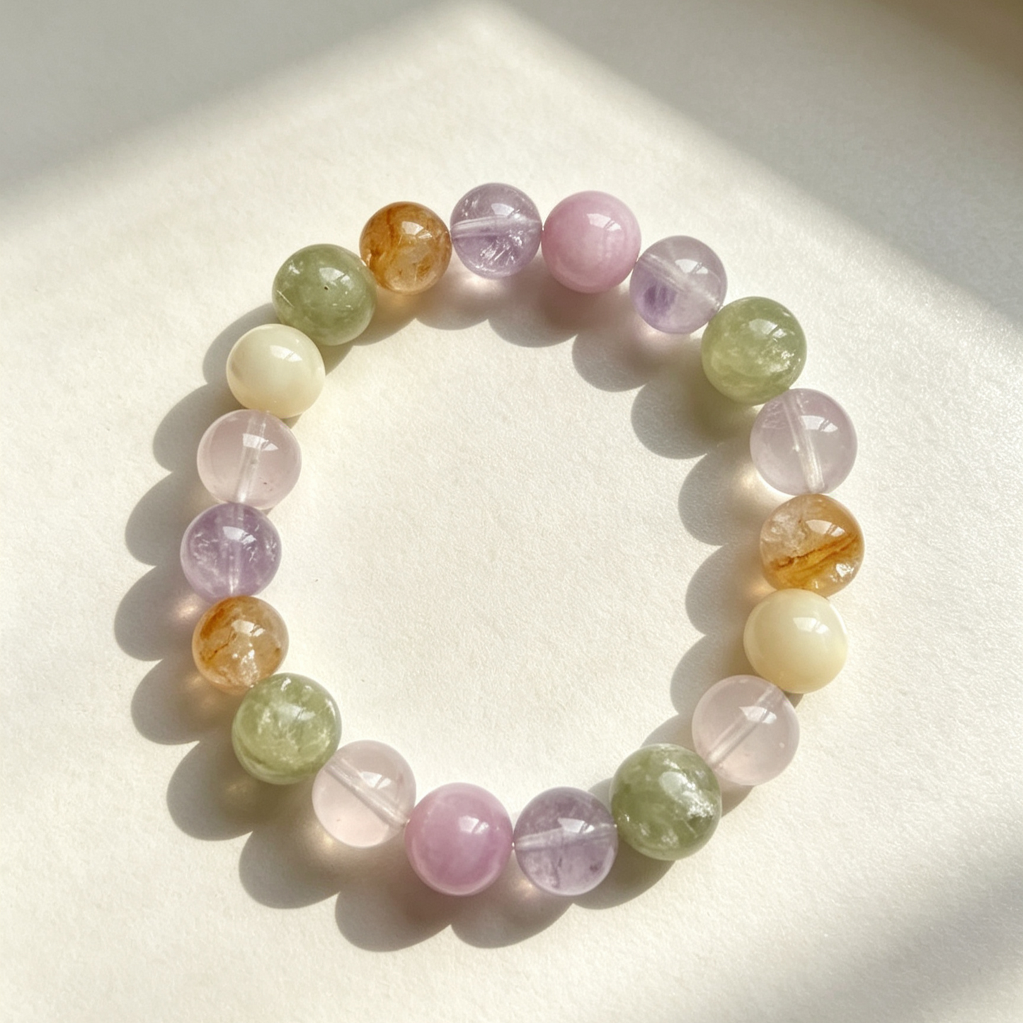 Pastel Multi Mixed Beaded Bracelet For Women